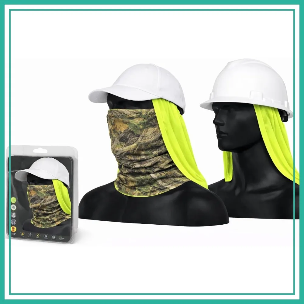 

Sun Protection 3-In-1 Shade for Head with Built-In Neck Gaiter & Face Mask | Evaporative Cooling | Sun Guard | Neck Drape