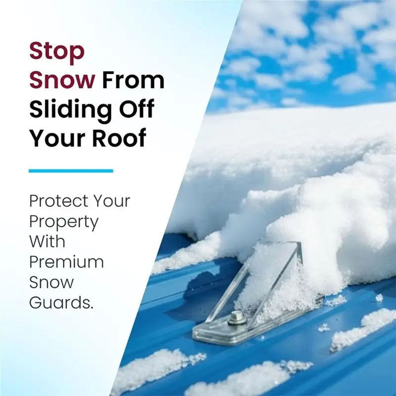 [Great Sell】 PC Snow Guard Suitable For Metal Roof Tiles Snow-Prevention Slider Stopper