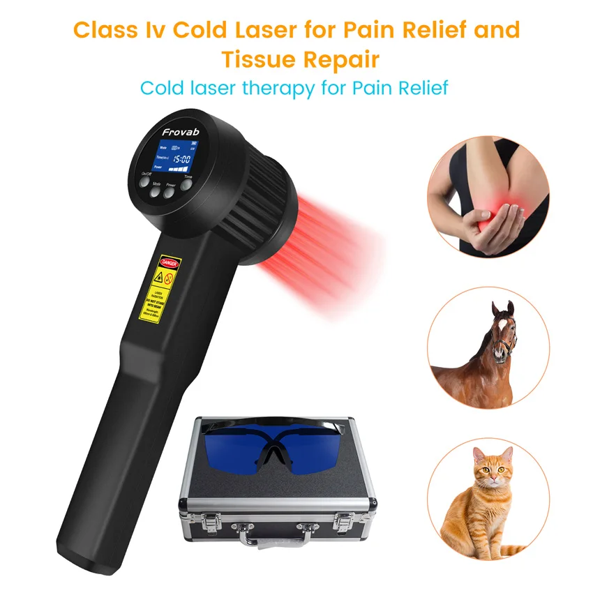 3W 650nm 808nm 25 Diodes Cold Laser Infrared Red Light Therapeutic LLLT for Arthritis Sciatica Frozen Shoulder Body Pain Relief