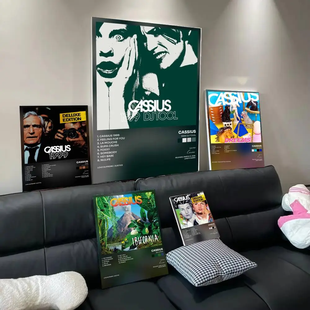 Band C-Cassius Poster Home Wall Decor Artwork Prints for Living Room Bedroom Apartment Decoration