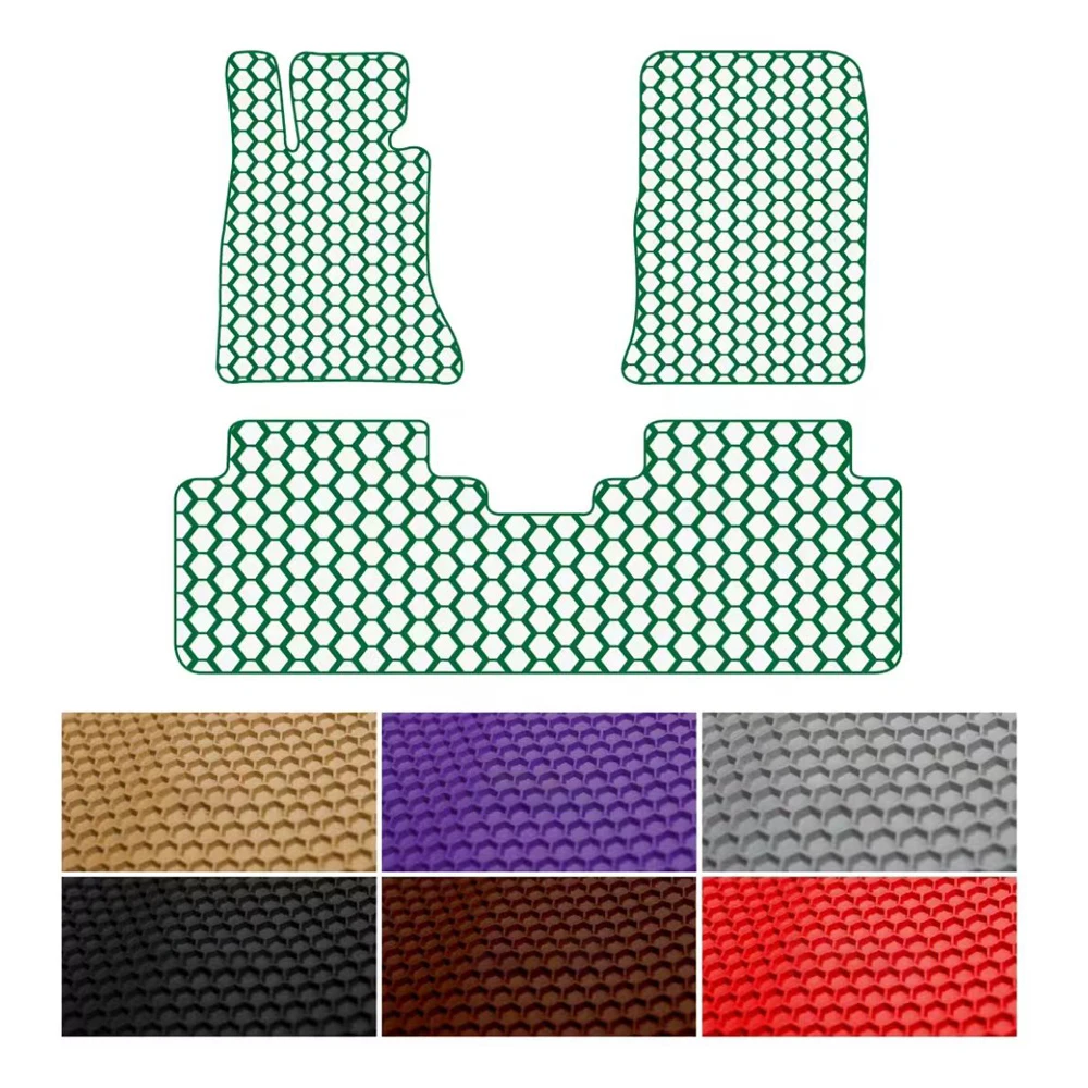 Auto Cover Carpet Roll Material Easily Washable PVC Full Set Car Floor Mats for Civic Accord Selto CR-V ROGUE 4pcs All Seasons