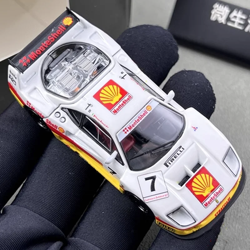 SH 1/64 Ferrari F40 LM Prachtige versie Legering speelgoed motorvoertuig gegoten metalen model geschenken