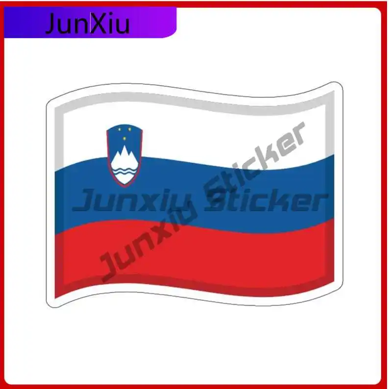 

Slovenia Flag Sticker Fun Exterior Accessories Decoration Fun Gift Decals For Suv Car Bicycle Skateboard Laptop Rv Camper Window