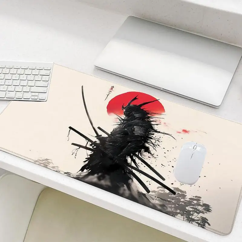 

Коврик для мыши в стиле аниме, с нескользящей резиновой основой, большой прямоугольный коврик для стола, для ПК и ноутбука