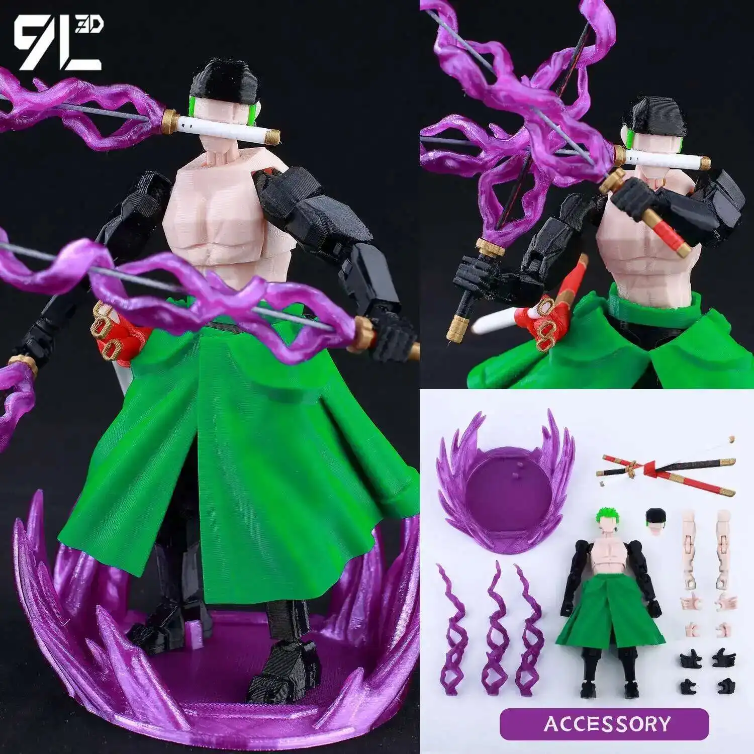 9L3D Printed Multi-Jointed Action Figure Invincible DUMMY13