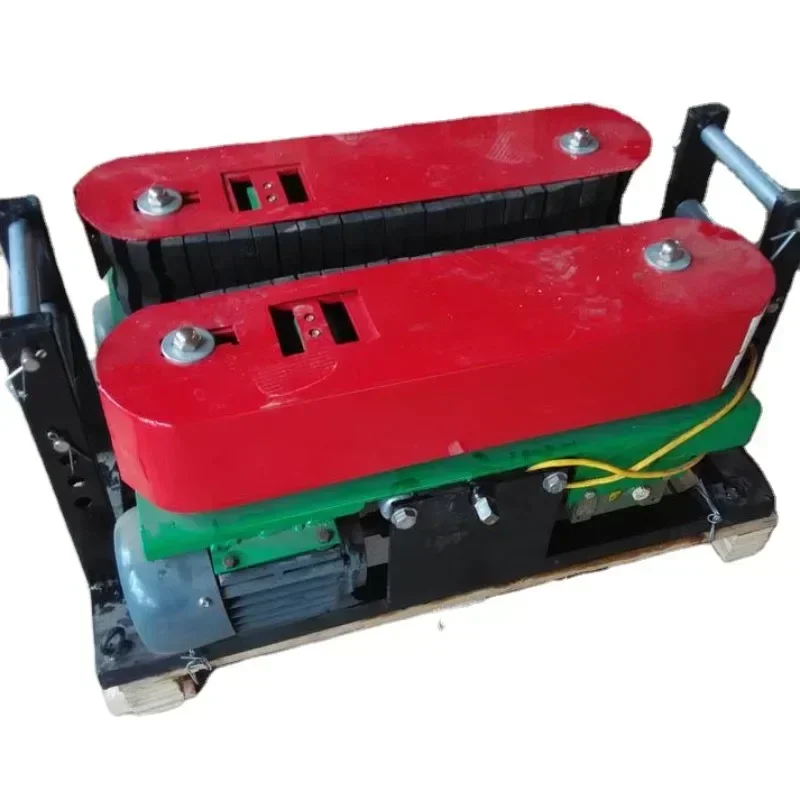 Cross Border Cable Conveyor Laying Machine Roller Transfer Traction Equipment Cable Threading Machine for Border Infrastructure
