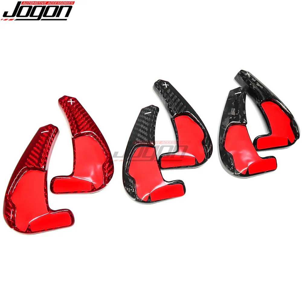 New Style Paddles Shift For Dodge Challenger SRT 2015-2021 Carbon Fiber Car Steering Wheel Paddle Shifter Extension Accessories
