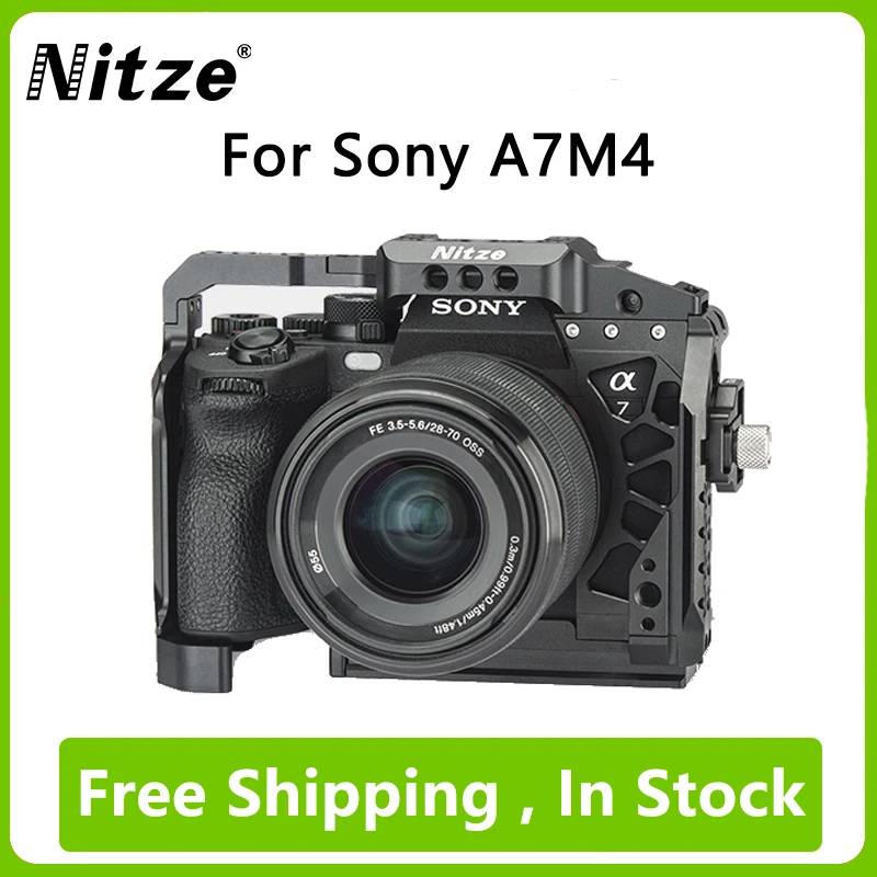 

NITZE Camera Cage For Sony A7M4 SLR Microsingle Camera Extended Cage Kit