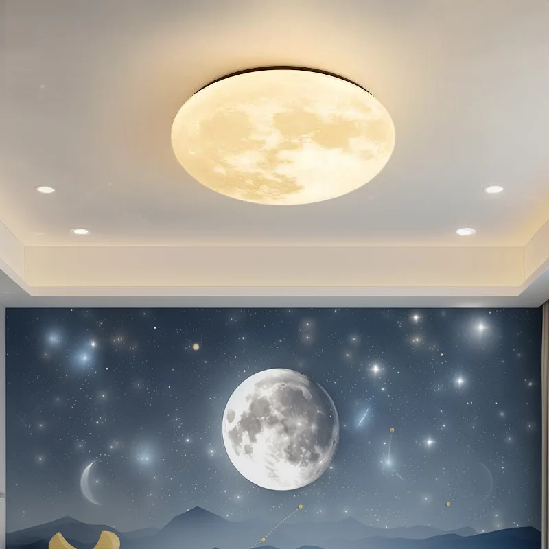

Modern Ceiling Light Home Use Moon Earth Planet Ceiling Lamp Acrylic Ultra Bright Bedroom Light Room Home Decor Lighting