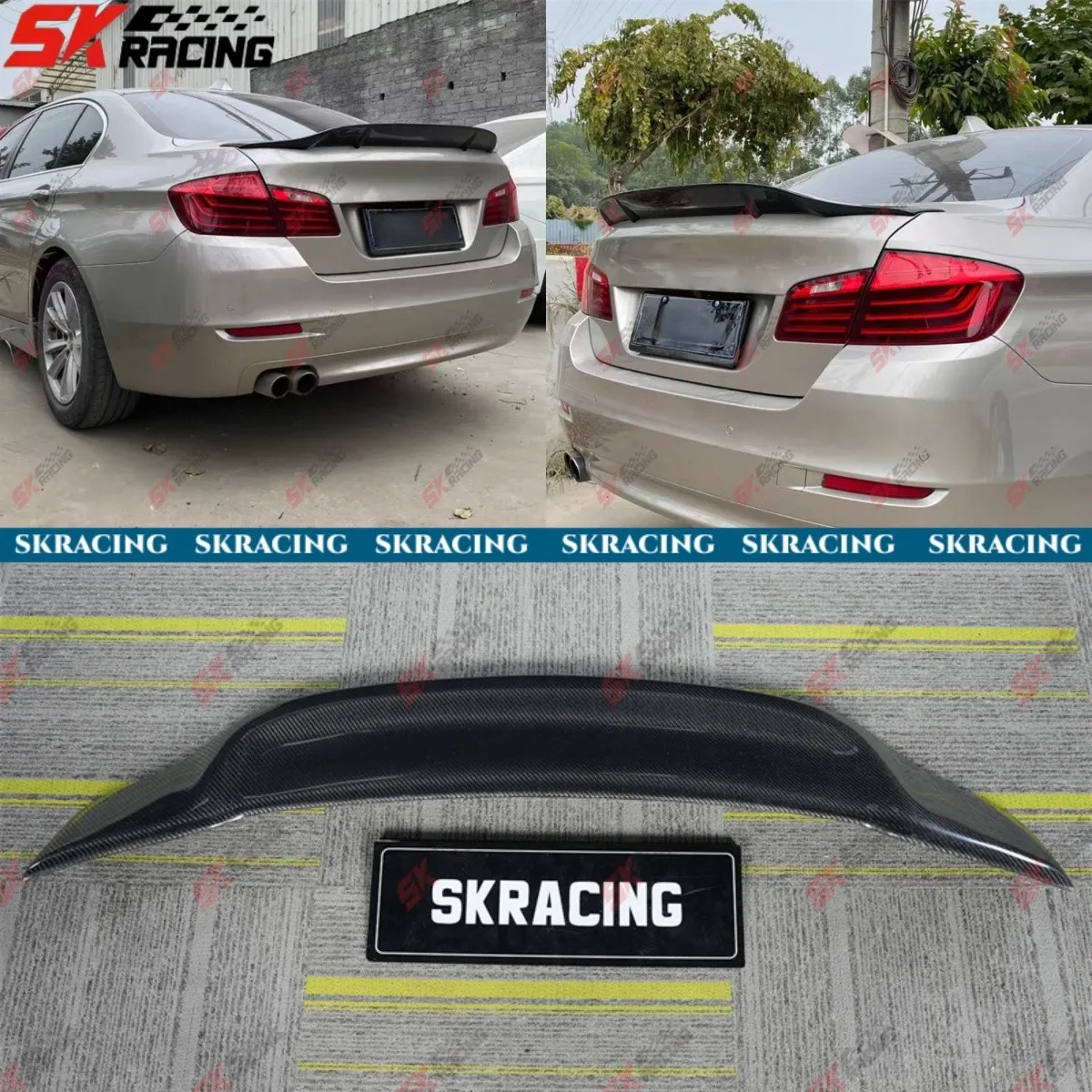 

Rear Trunk Spoiler Wing For BMW 5 Series M5 535d 528i F10 Sedan 11+ Carbon Fiber