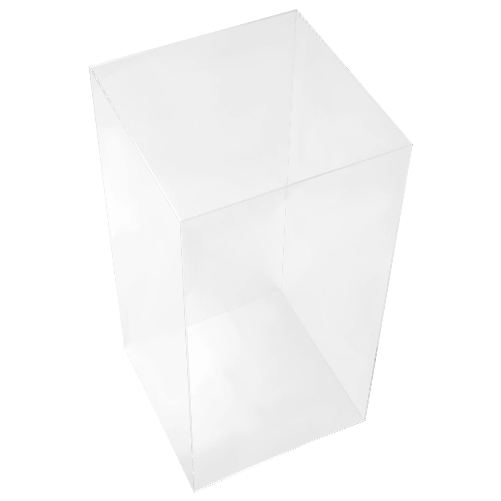 Acrylic Display Case Clear Transparent Dustproof Box For Figures Dolls Collectibles 30*30*60cm