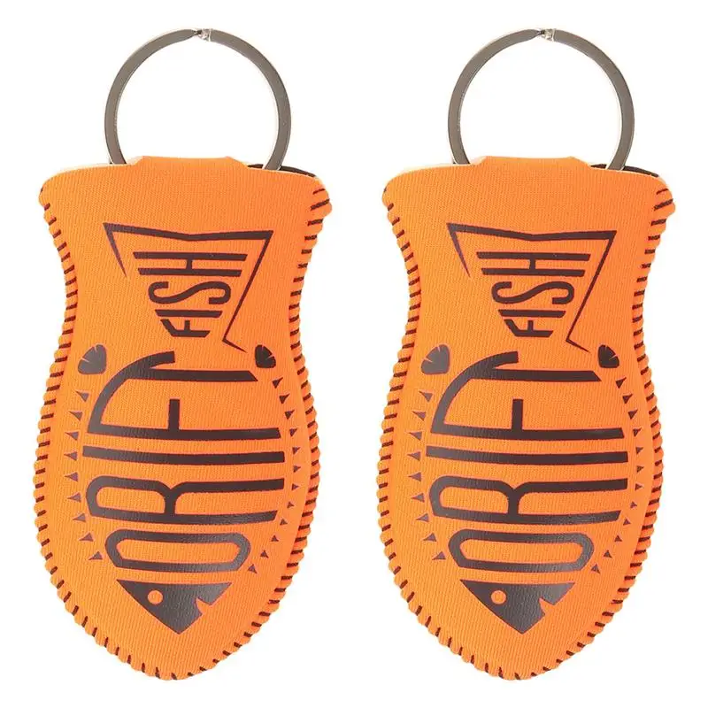 2pcs Floating Keychains Fish Key Rings Water Sports Floating Key Chain Key Ring Keyring Diving Car Floating Sea Keychain