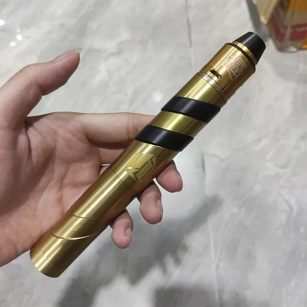 Vapeador mecánico con batería Dual 18650, cigarrillo electrónico con rosca 510, Carnage RDA