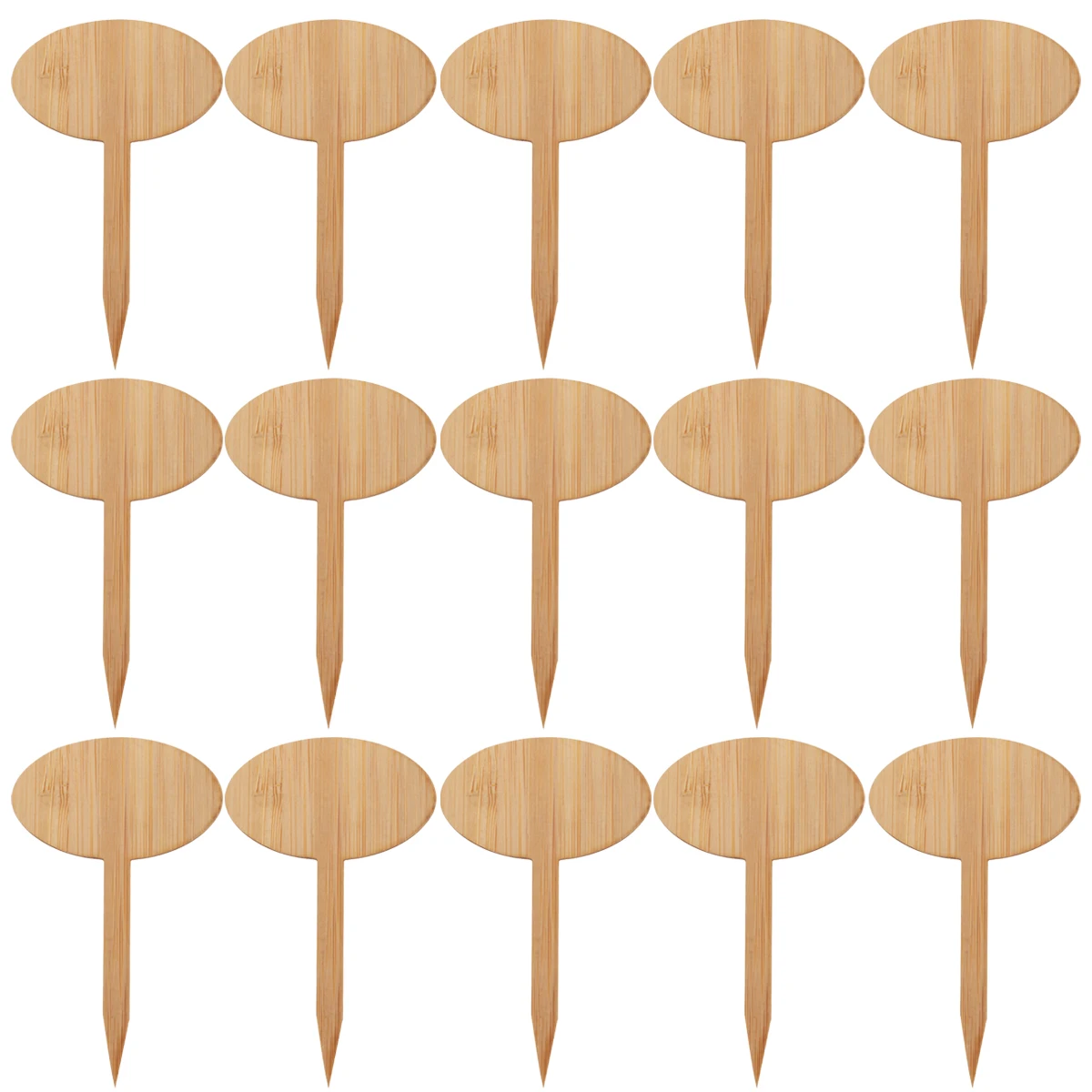 

20 pcs Bamboo Garden Markers Succulent Sign Plant Tags Decorations Nursery Seedling Label Plaque ornaments thicken