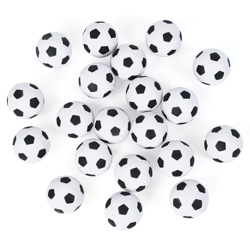10 Stücke Squeeze Fußball Spielzeug Kinder Sport Thema Geburtstag Party Favors Gummi Fußball Geschenk Kuchen Dekor Goodie Bag Pinata Füllstoff – Detail 8