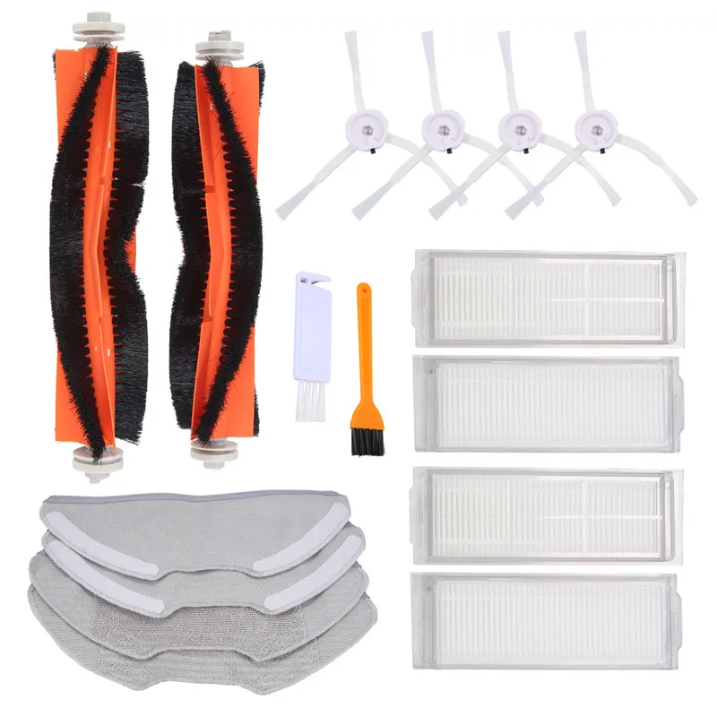 미 로봇 진공청소기 2 Lite / Pro / MJSTL / MJST1SHW 로봇 진공 청소기 예비 부품 메인 사이드 브러시 헤파 필터-A99X