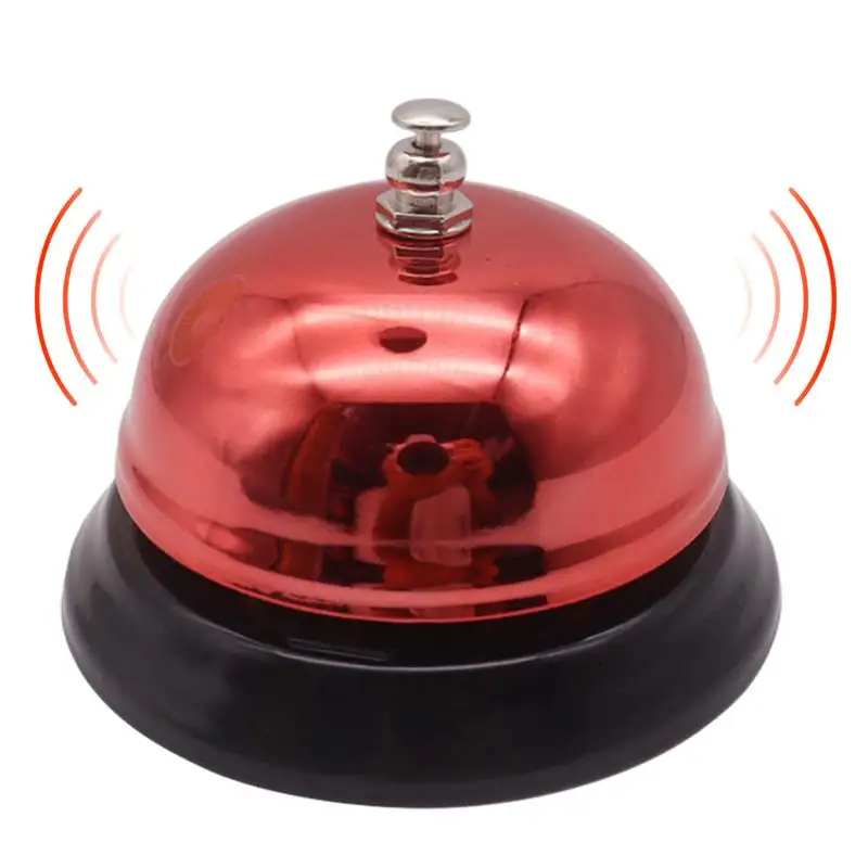 Bar Bell Metal Desktop Call Bell Anti-Rust Desktop Call Bell Counters Front Desk Bell For Hotels Schools Offices Restaurants