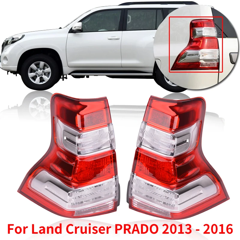 Kamshing 2PCS Rear Headlight Taillight 81560-0G020 For Land Cruiser PRADO 2013 2014 2015 2016 Taillamps Rear Light