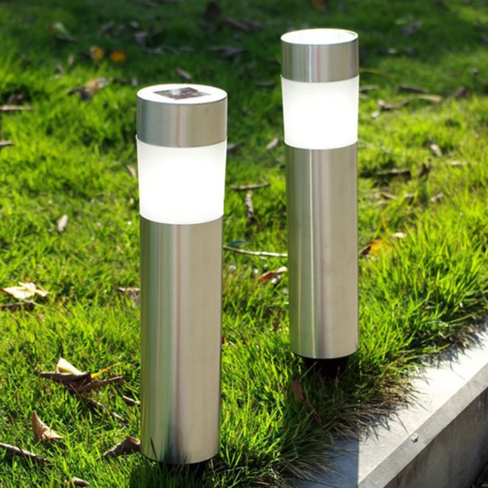 

3Pcs Outdoor Solar Garden Light LED Cylindrical Torch Lamp for Yard Pathway Landscape Lighting Decoration Weather Resistant