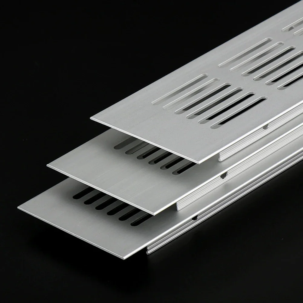 

60mm Ventilation Grille Aluminium Rectangular Cabinet Wardrobe Air Vent Grille Ventilation Decor Cover Plate Cupboar Hardware