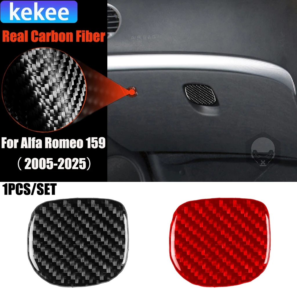 

Carbon Fiber Car Accessories Glove Storage Handle Panel Modified Interior Trim Cover Soft Sticker For Alfa Romeo 159 2005-2025