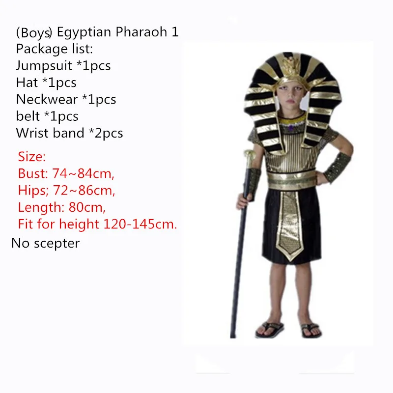 Costumes de cosplay de pharaon égyptien pour adultes, costume de robe de paupières, fête de carnaval, roi, hommes, femmes, vacances