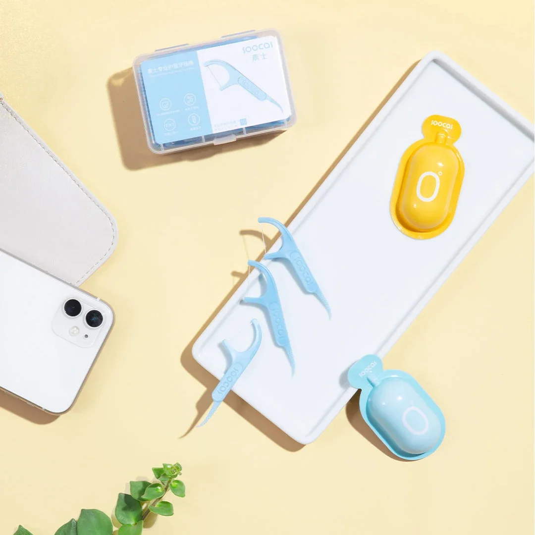 300 stücke soocas profession elle Zahnseide ergonomisches Design FDA-Test Lebensmittel qualität tägliche Zahn reinigung