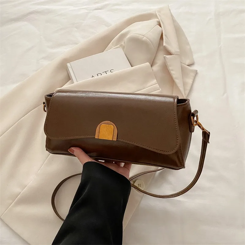 

Универсальная повседневная сумка с диагональным крестом для поездок на работу, модный дизайн, вечерние женские простые сумки на одно плечо подмышками