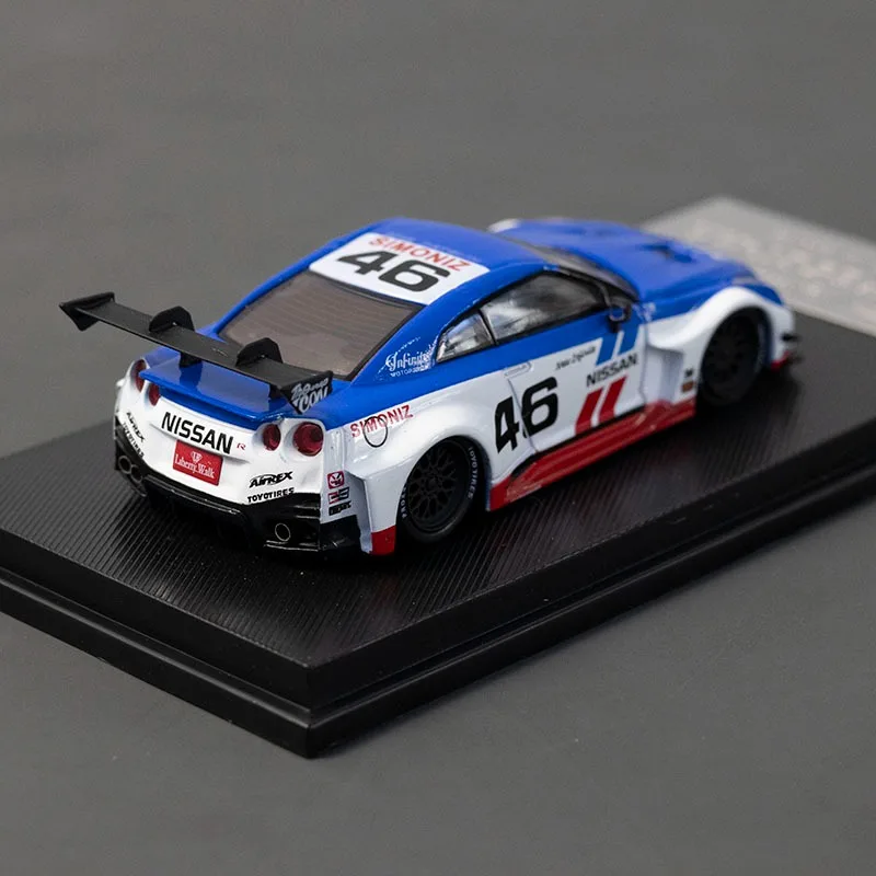 MC 1/64 GT-R R35 LB Legierung Kraftfahrzeug Spielzeug Druckguss Metall Modell Sammlung Junge Weihnachtsgeschenke
