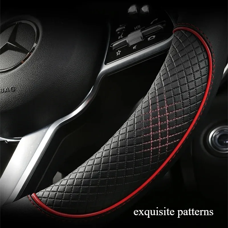 leather Berlingo 3 C4 Picasso 2 For Citroen C3 II III 2020 D Type Steering Wheel Cover C3 AIRCROSS 2017 2018 2019 2020 2 view 5