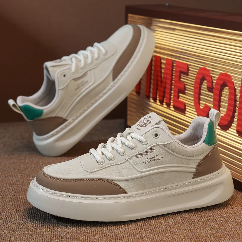 

2025 Spring New Rubber-Plastic Sole Casual Board Sneakers for Outdoor Sports - Comfortable, Soft, Slip-Resistant, Durable, and T