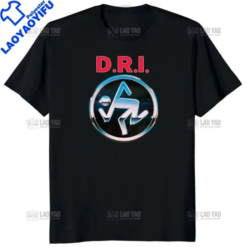 Dirty Rotten Imbeciles D.R.I Garbage Metal Printed T-shirt Summer Men's and Women's Wear Pure Cotton Breathable T-shirt