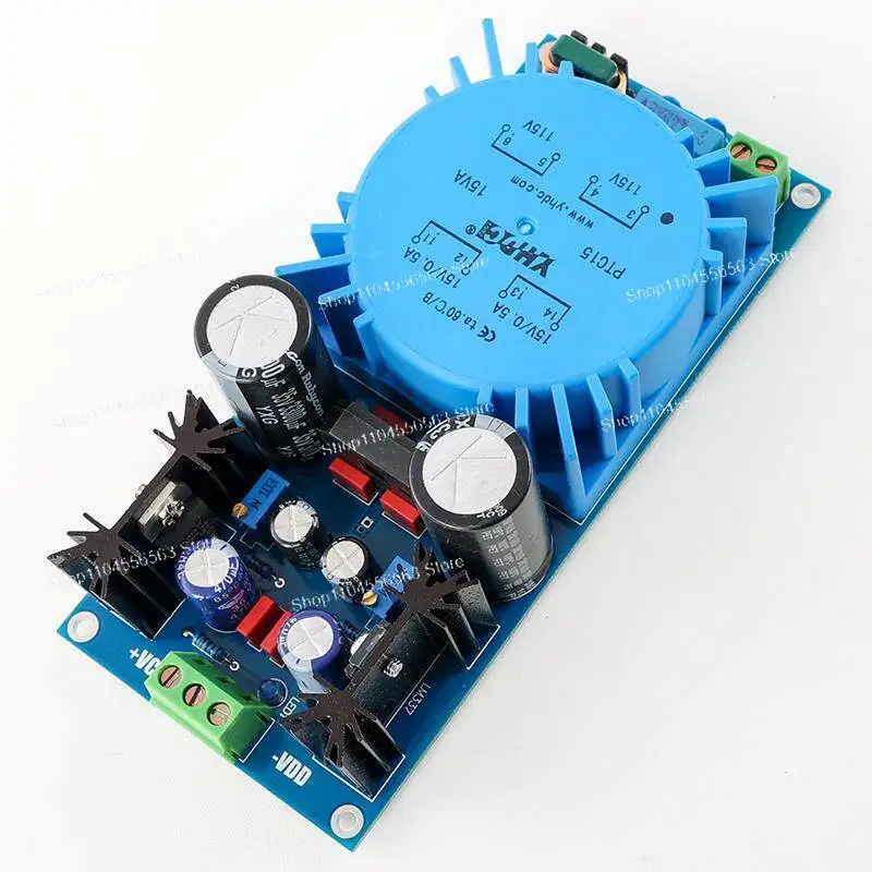 lm317-lm337-トランス出力調整可能な電圧レギュレータ回路基板キット-密閉リングを取り付けることができます