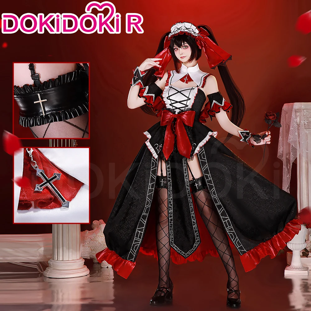 

Tokisaki Kurumi Cosplay Costume Anime Date A Live Cosplay Women Nightmare Black Dress Costume Tokisaki Kurumi Cosplay 2025
