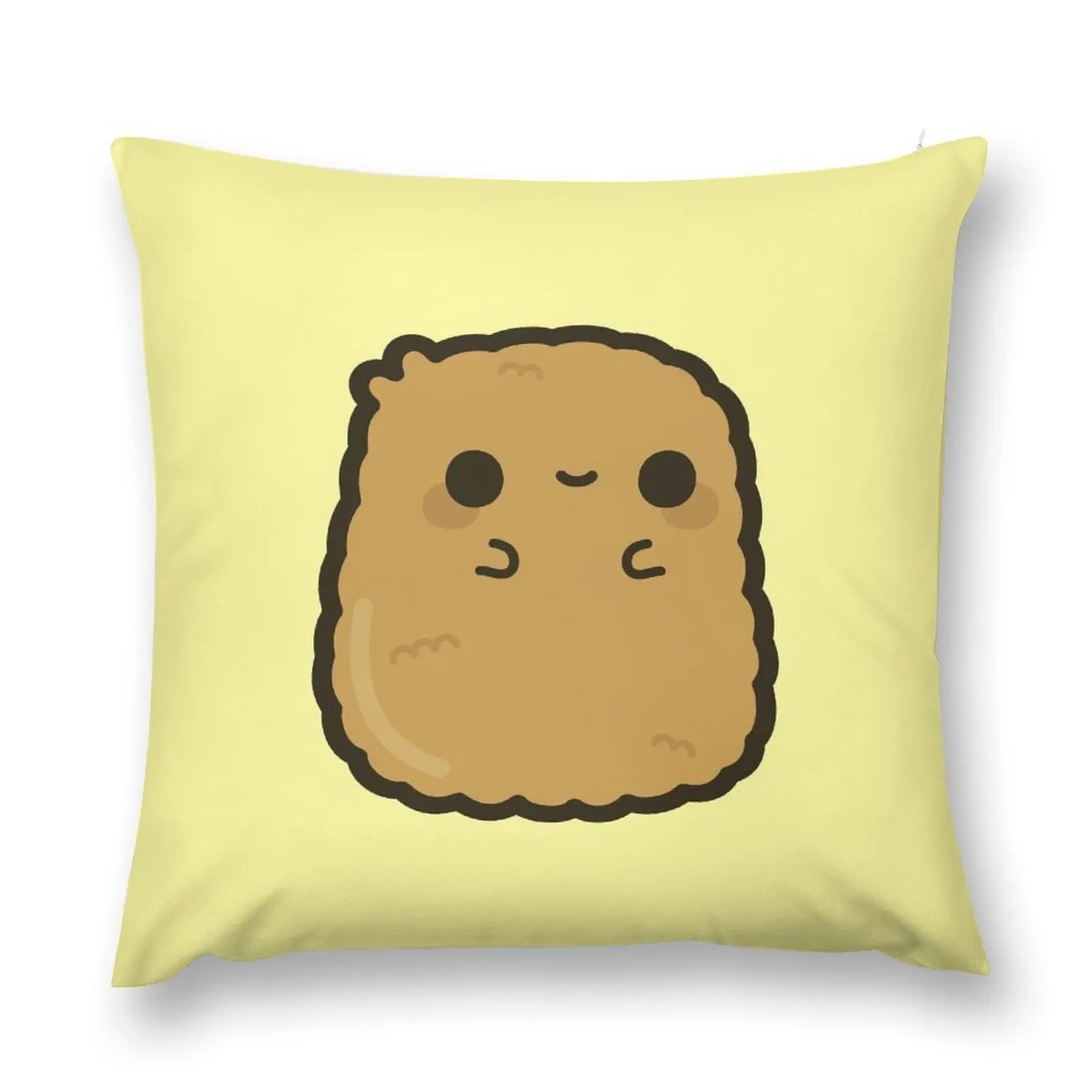 

Cute chicken nugget Throw Pillow Luxury Cushion Cover Decorative pillowcase pillow