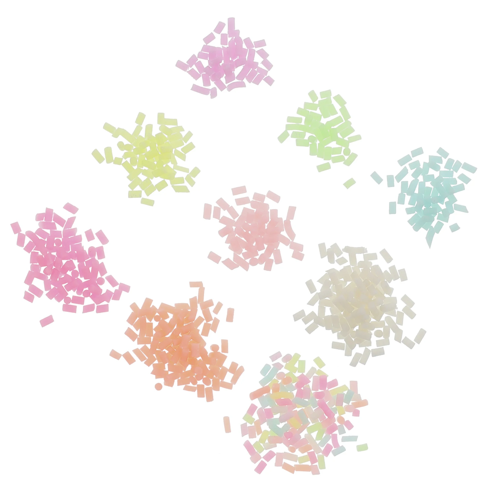 9 пакетов, посыпка из полимерной глины, украшения «сделай сам», светящийся в темноте чехол для телефона, глиняные подвески, искусственные конфеты, посыпает, миниатюрное ремесло