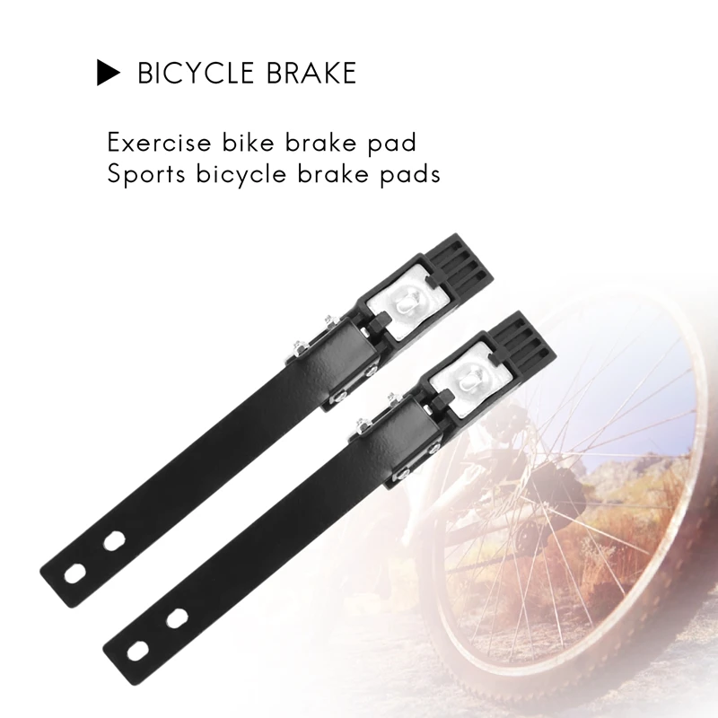 2Pcs Bike Brake Pads,Exercise Bike Brake Pads,Hairy Pad Blike Brake Group,Replacement Parts For Fitness