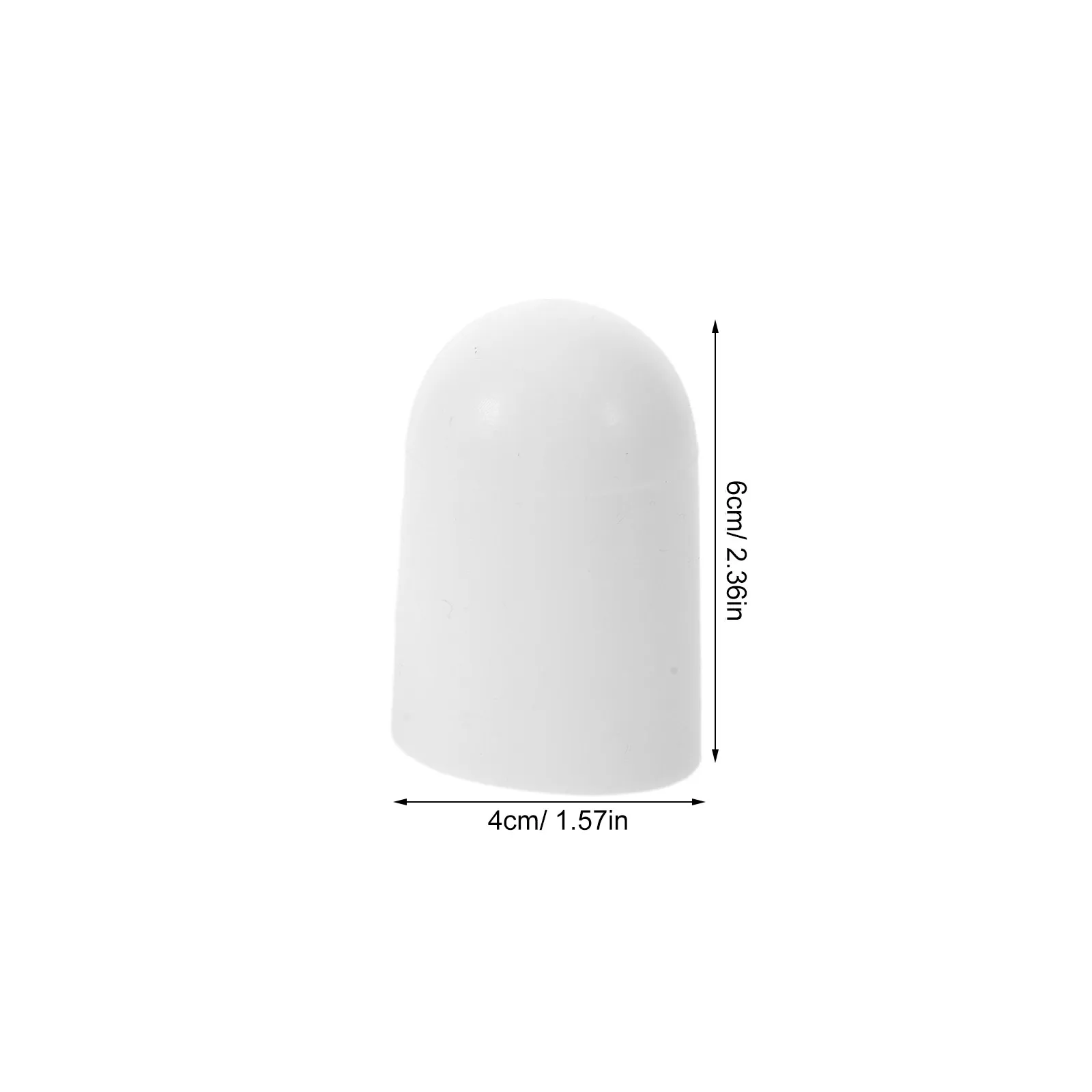 4Pcs Flashlight Diffuser Dome Caps Soft Silicone Non Dazzling Lens Covers 39-43Mm Camping Tent Indoor Lighting Accessories Anti - view 2