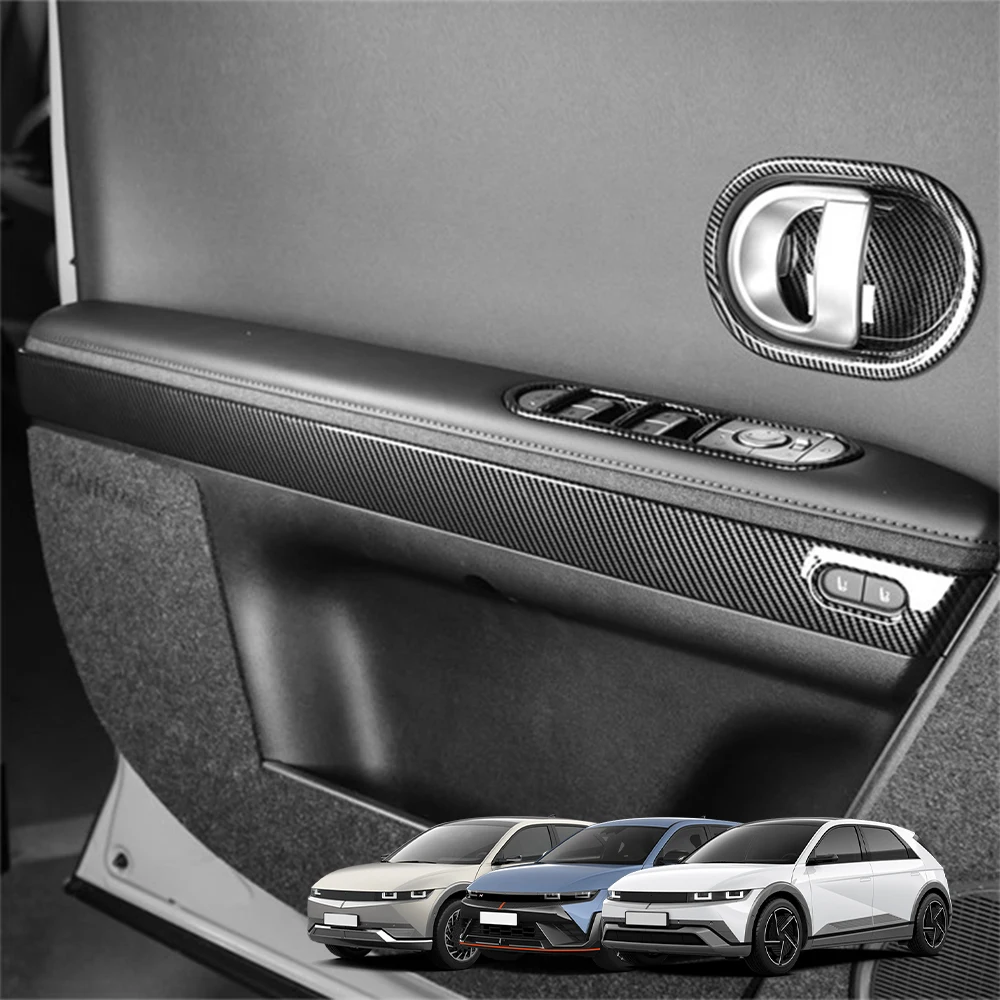 

For Hyundai IONIQ 5/IONIQ 5 N 2022-2025 Inner Door Window Lift Button Switch Panel Cover Trim Accessories Left Hand Drive