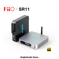 Fiio Sr11 Streameing Music Receiver Support Airplay Roon Ready 2.4g-5g Daul Band Wifi Hi-res Audio Pcm768 Dsd256 Remote Control