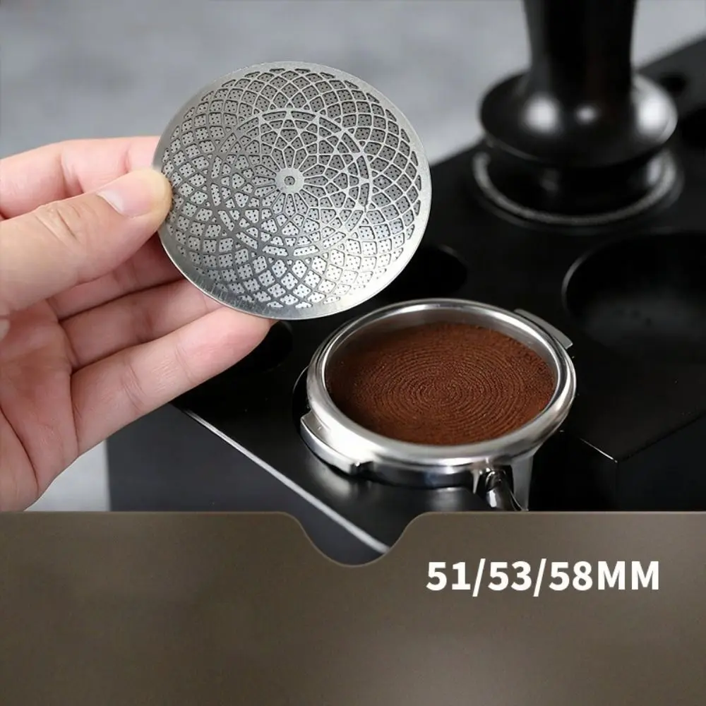51/53/58mm Espresso Puck Screen Reusable Even Extraction Dispersion Plate Food Grade Easy Clean Portafilter Filter Screen