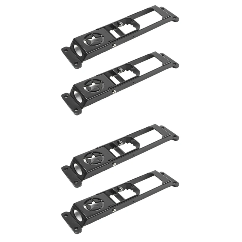 

4X Car Door Foot Pedal Hinge Rest Folding Peg Step For Jeep Wrangler JK 2007-2017