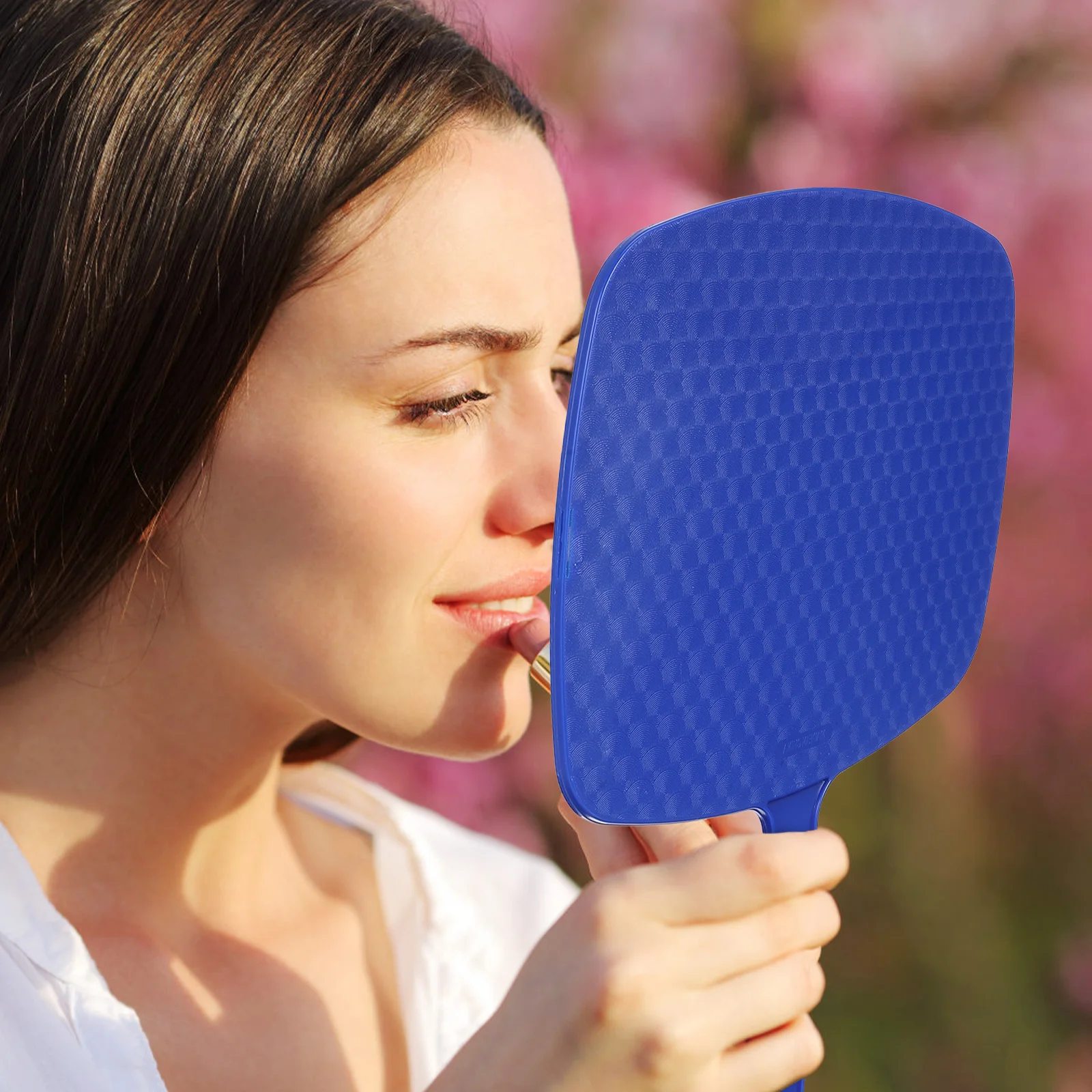 Grand miroir à main à réflexion haute définition, 3 pièces, miroir de vanité Portable pour femmes, maquillage, soins de la peau, miroirs compacts