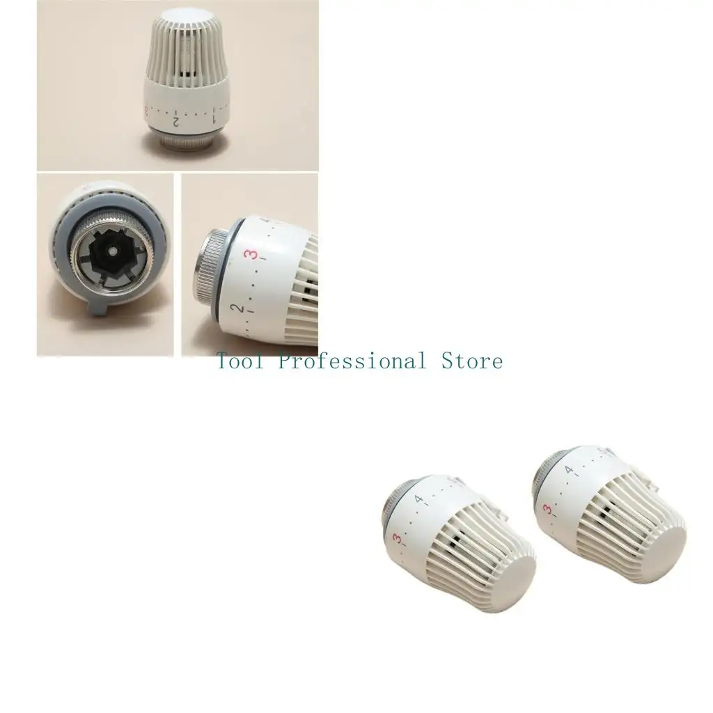 

57QF Programmable Heating Thermostat Wireless Temperature Control Radiator Thermostat Valves Head Only Durable for Heating