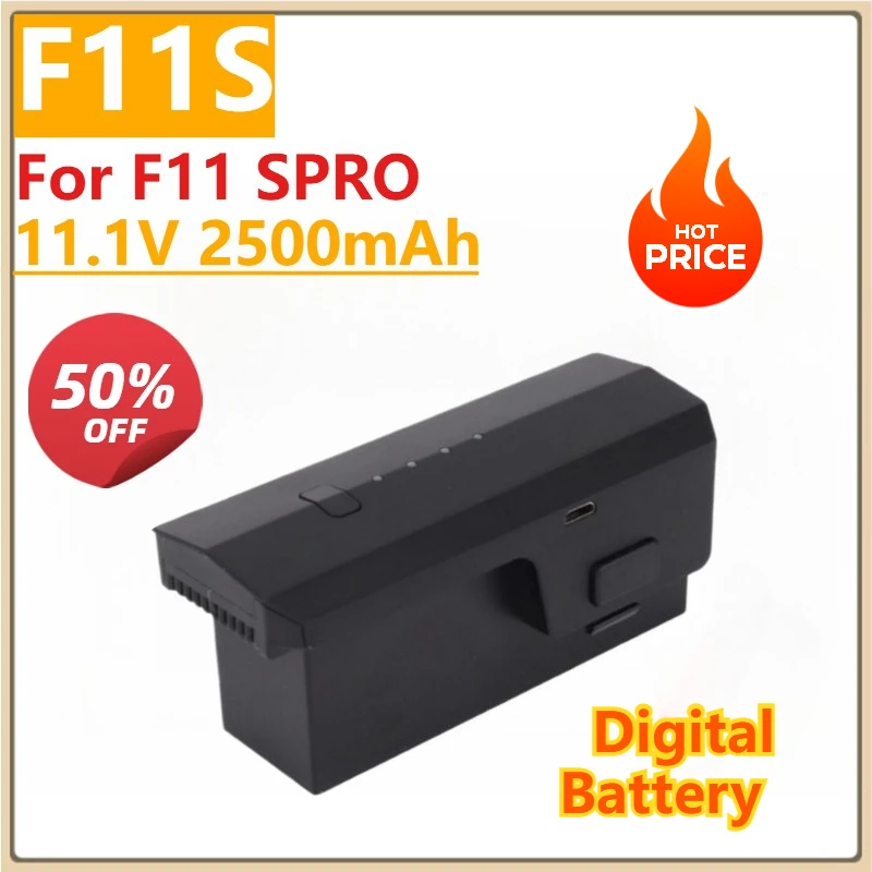 

F11S 11.1V 2500mAh for F11 SPRO 4K Pro Drone Camera Drone Digital Battery for SJRC F11S Batteries Wholesale