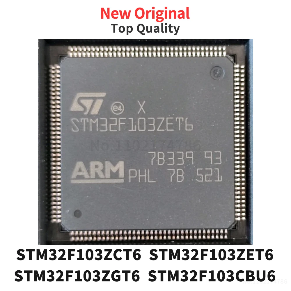 (1 Piece) STM32F103ZCT6 STM32F103ZET6 STM32F103ZGT6 STM32F103CBU6 QFP New Original STM32F103