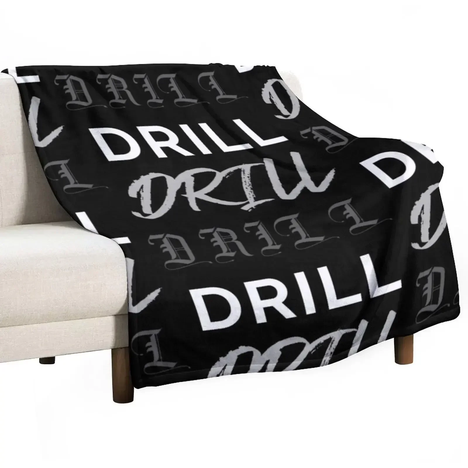 New Drill Throw Blanket Decorative Throw Designers Blankets