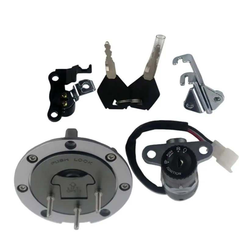 For car-For Cfmoto 250NK CF250-A Compatible Motorcycle Ignition Switch Lock Cylinder Fuel Cap Cover With Key
