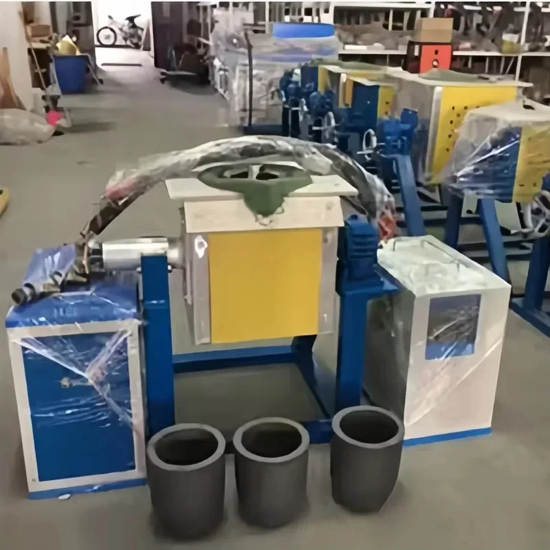 

20Kg Recycg Scrap Iron Melting Induction Heating Electric Smelting Cast Furnace Steel Metal Foundry Equipment