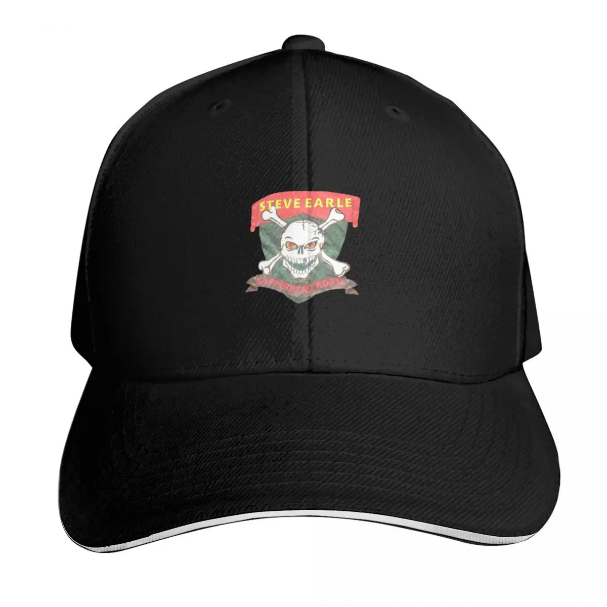 1988 Steve Earle Copperhead Toad Album Promo Baseball Cap Curved Brim Classic Fit Low Profile Unstructured Unisex for Men Women